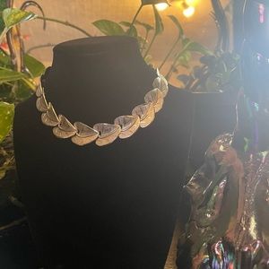 Silver Leaf Choker